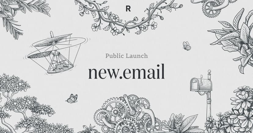 new.email Public Launch